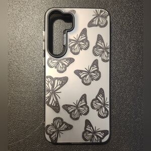 NWT Black Butterfly Pattern Phone Case For Samsung Galaxy S23 FE
